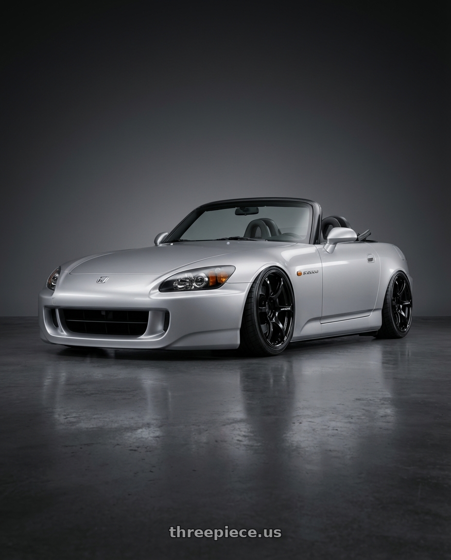 2009 Honda S2000 with Advan RGIII 5x114.3 18x10+35 Gloss Black wheels