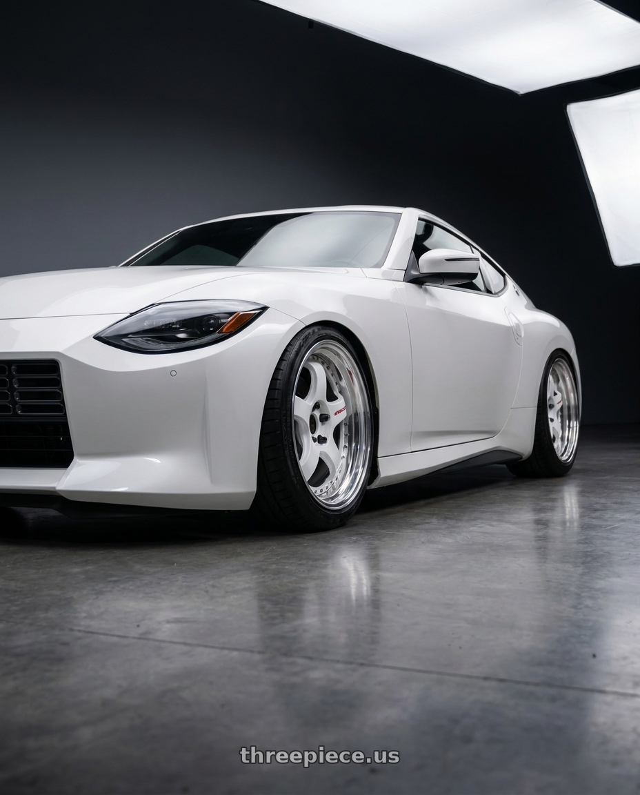 2026 Nissan Z performance with Work Zr10 2P 5x114.3 19x10.5 +0 Azure White wheels