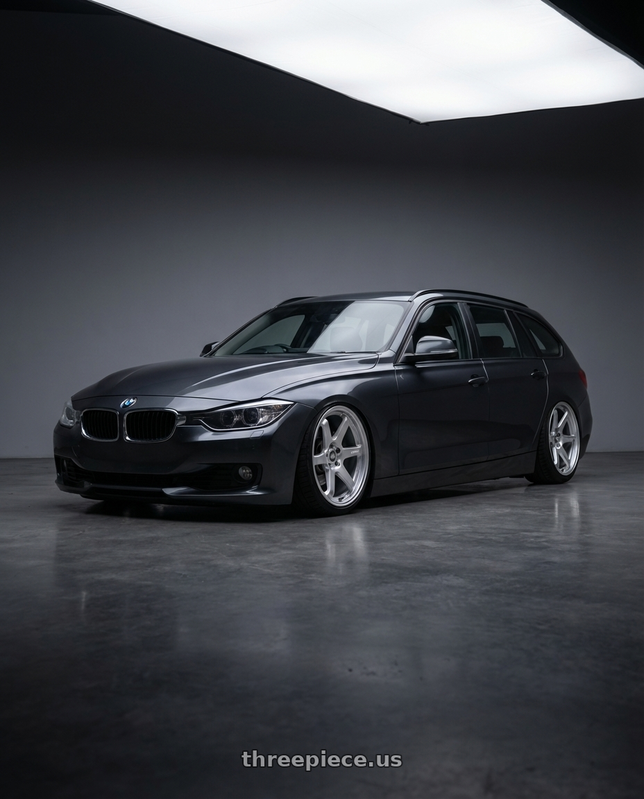 2016 BMW 3 Series F30 with ESR Wheels APEX SERIES AP6 5x120 19x8.5 +30 Hyper Silver wheels