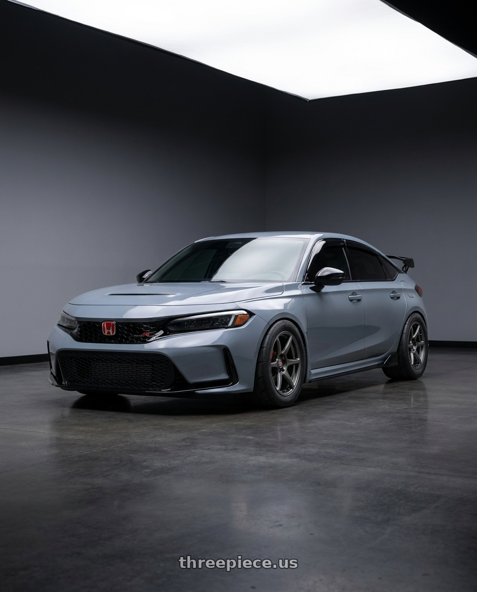 2024 Honda civic type r  with Kansei K11G Tandem 5X120 19x9.5 22 Gunmetal wheels