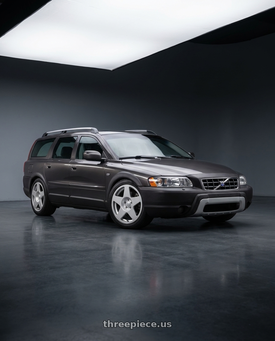 2006 volvo xc70 with fifteen52 Tarmac 5x108 18X8.5 +42 SPEED SILVER (GLOSS SILVER) wheels