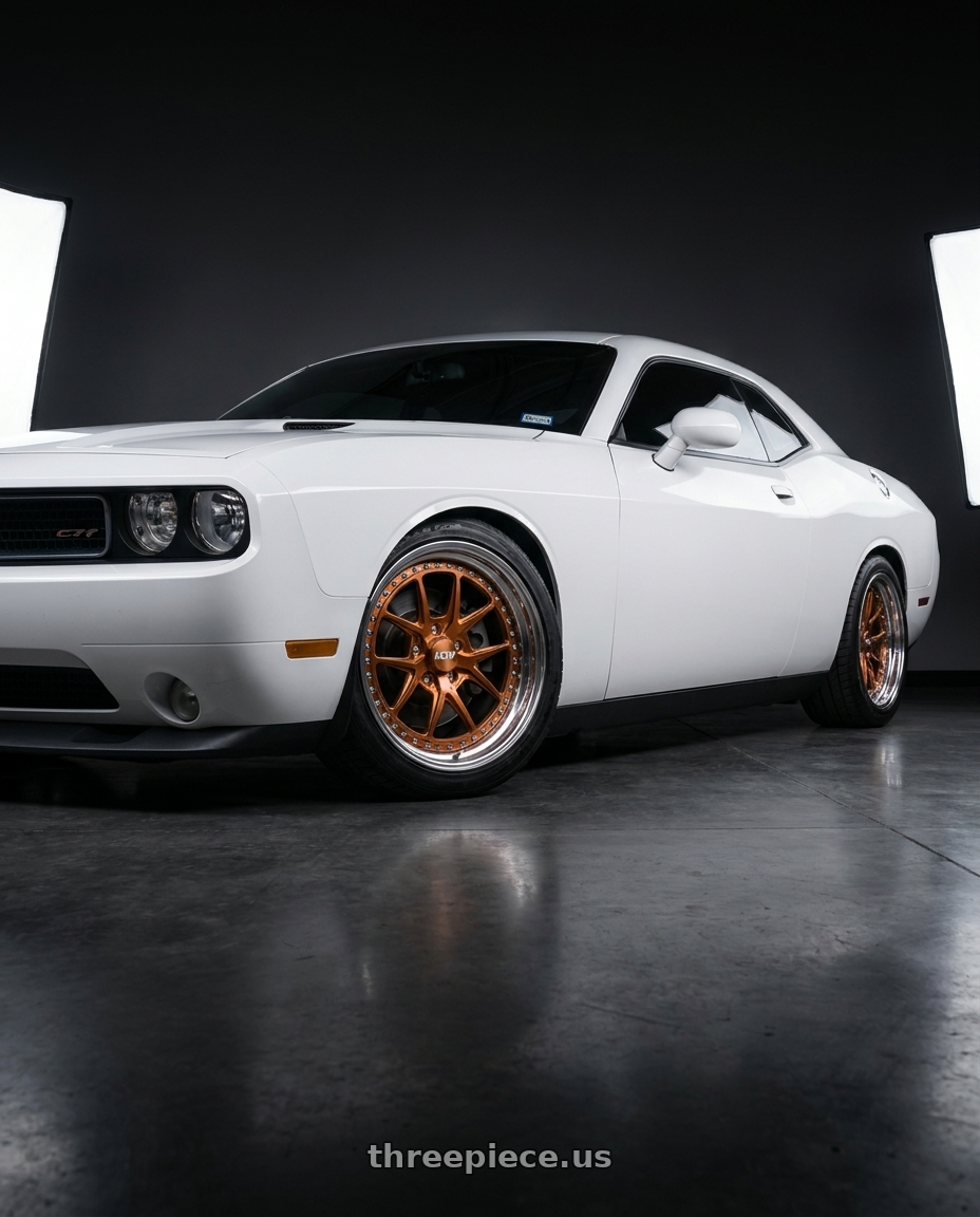 2012 dodge challenger  with CCW CZ05 4x100 16x7 +35 Polished wheels
