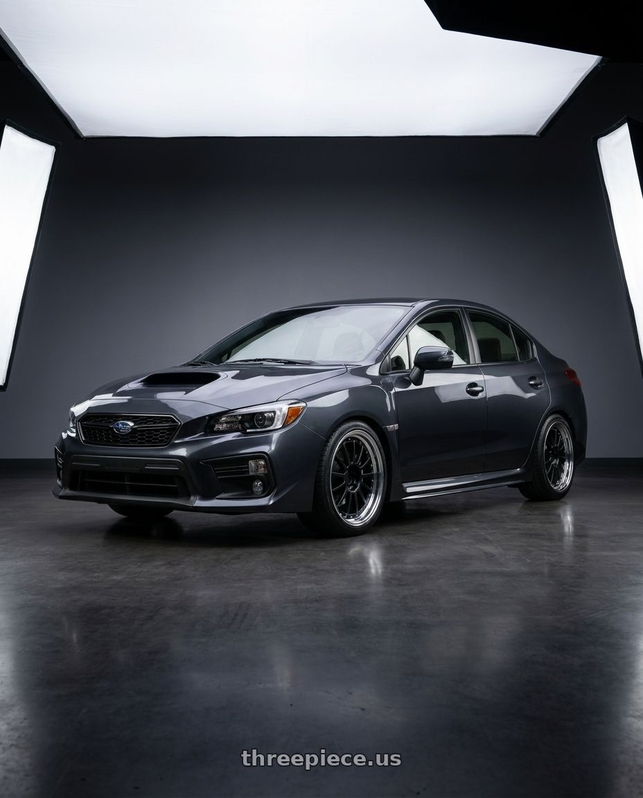 2018 Subaru WRX Limited with SSR Professor TF1 5x114.3 18X9.5+43 SL Disk Flat Black wheels
