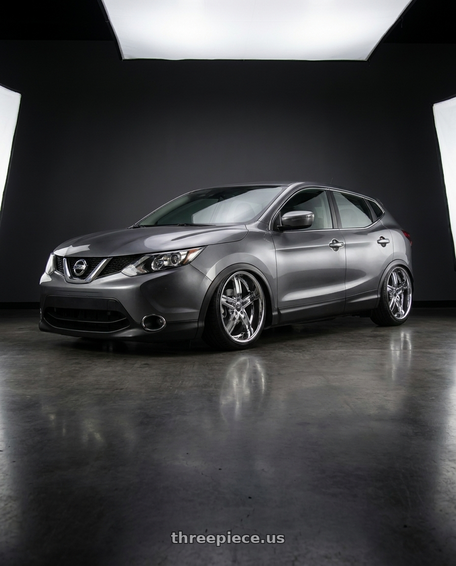 2017 Nissan qashqui with Blade Luxury BL-402 Pizarro 5x115 24x9.5 +15 Chrome wheels
