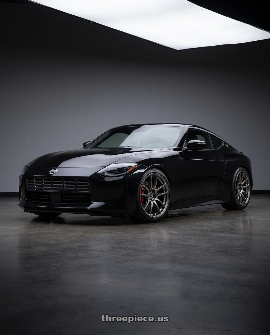 2029 Nissan Z with WORK Emotion CR Shigoku 5x114.3 19x10.5 +12 Glow Gunmetal GGM wheels