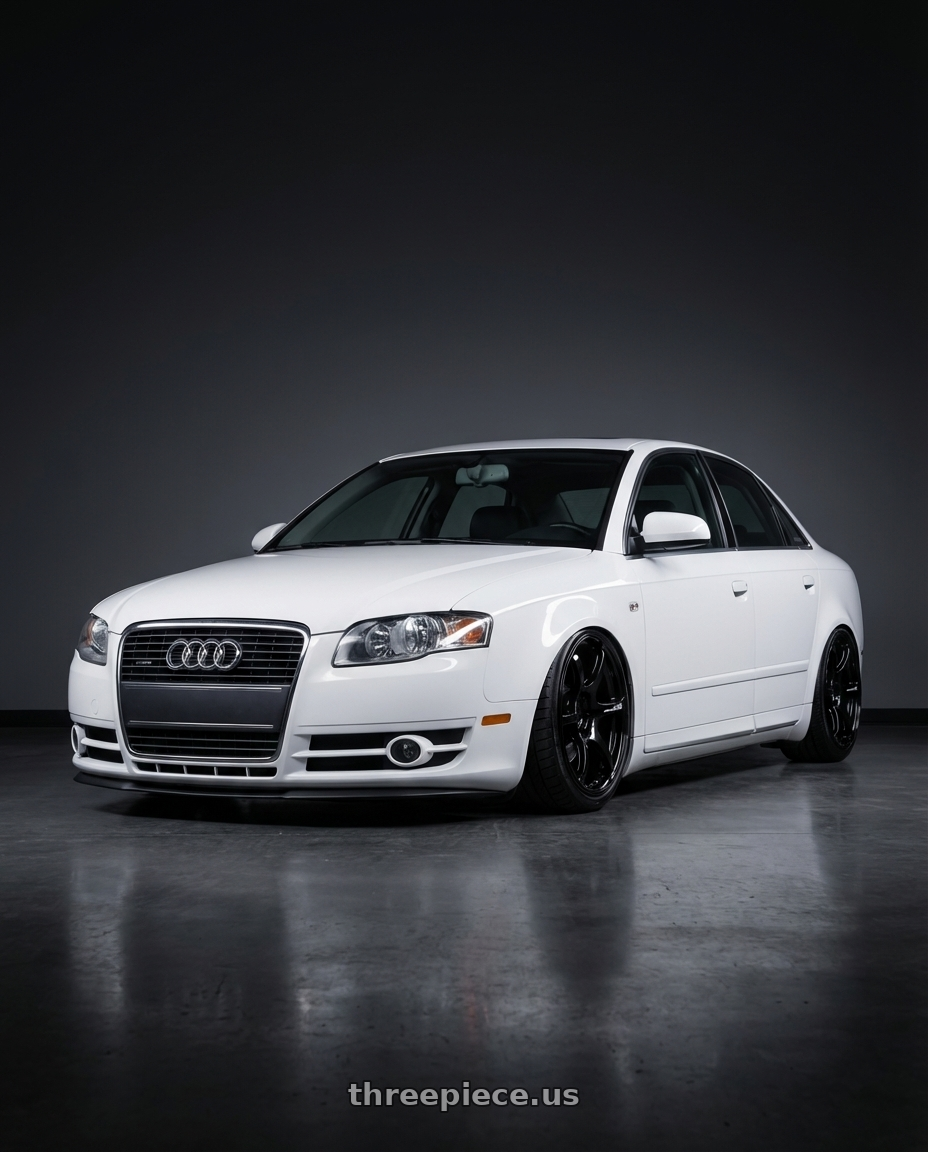2010 Audi A4 B7 with Advan RGIII 5x112 19x8.5+45 Gloss Black wheels