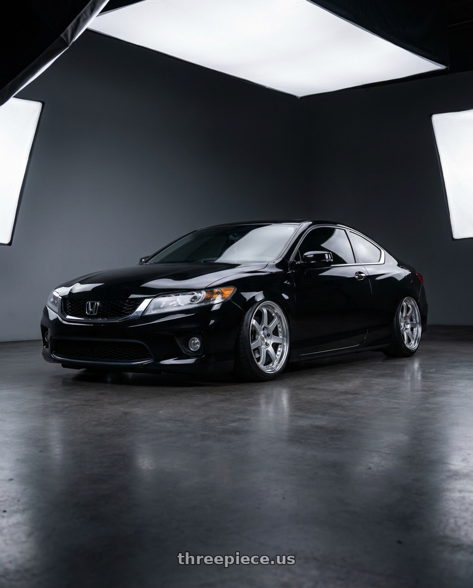 2014 Honda Accord Lx-s with SSR Professor SP6 5x114.3 18X8+49 SL Disk Titan Silver wheels