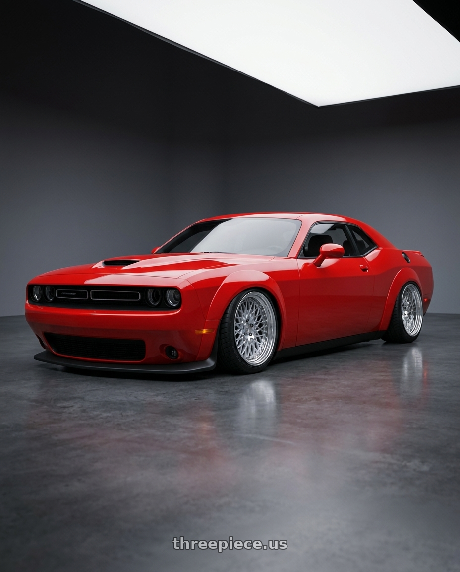 2021 Dodge Challenger GT AWD with Work Gran Seeker Ccx 5x115 20x10+19 A Disk Machined Silver Polish wheels