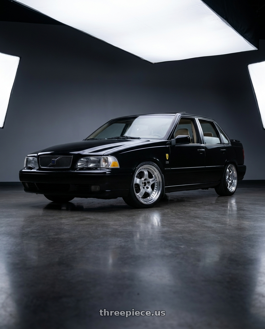 2000 Volvo s70 GLT with Work Meister S1 3P 5x108 17x8+36 W Disk Silver wheels