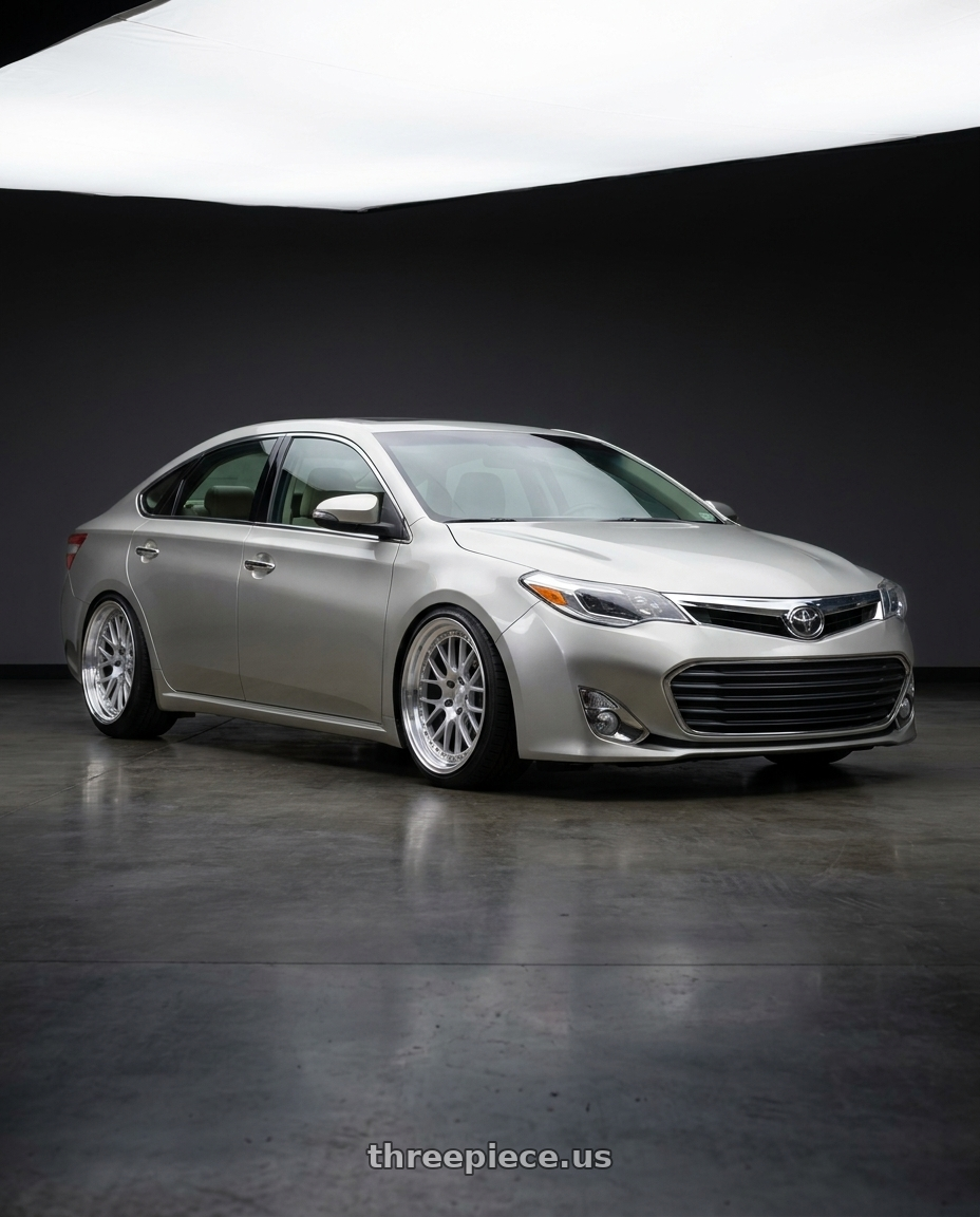 2013 toyota avalon with Aodhan DS06 5x114.3 19x9.5+22 Silver w/Machined Face wheels