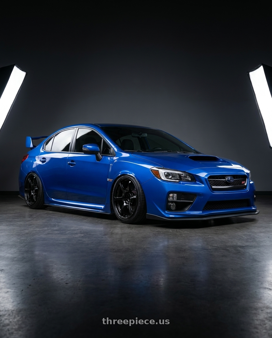 2018 Subaru WRX STI with Advan RGIII 5x114.3 18x9.0+35 Gloss Black wheels