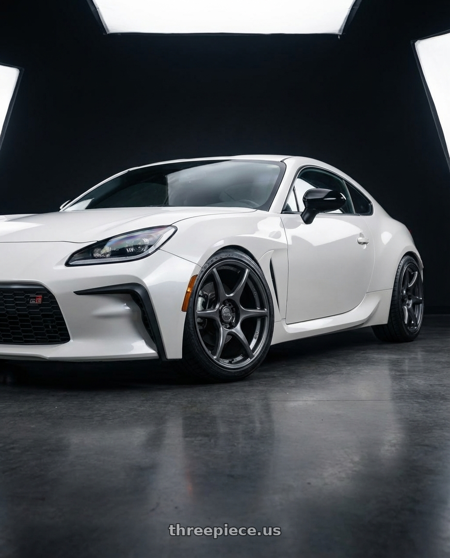 2016 Scion FR-S with Kansei K11G Tandem 5X100 17x9 22 Gunmetal wheels