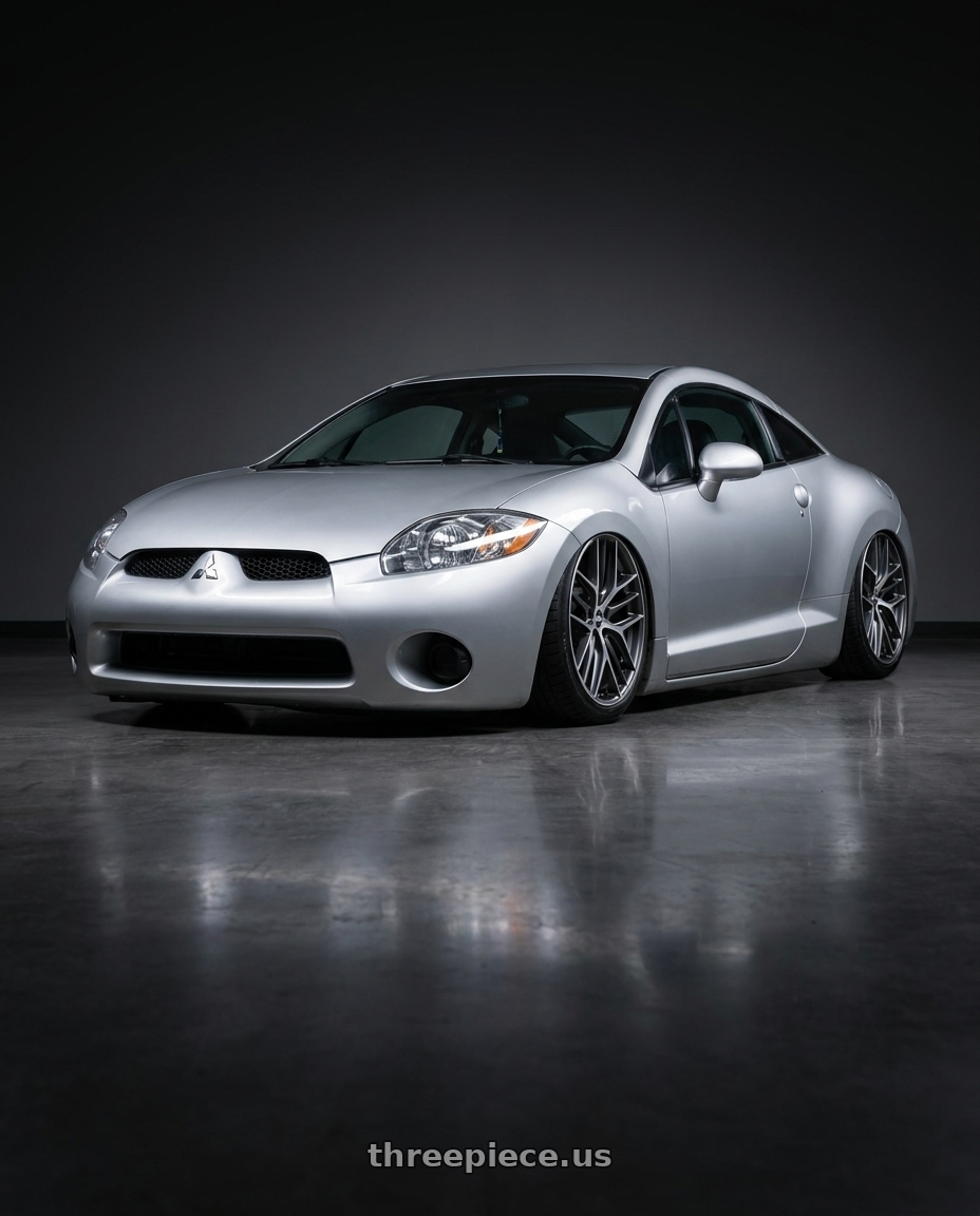 2010 Mitsubishi Eclipse with BBS CC-R 5x114.3 19x8.5+30 Graphite w/ Diamond Cut Face wheels