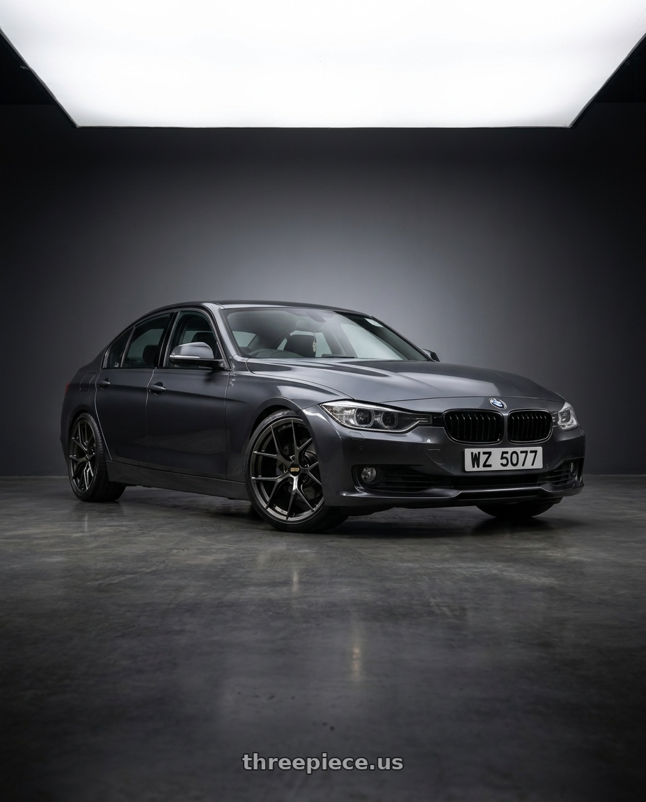 2018 BMW 320d with BBS FI-R CL 20x9.0+52 Diamond Black wheels