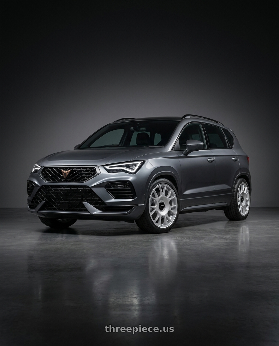 2024 Cupra Ateca with Rotiform 1PC R188 TUF-R 5X112/5X114.3 19X8.5 +45 SILVER wheels