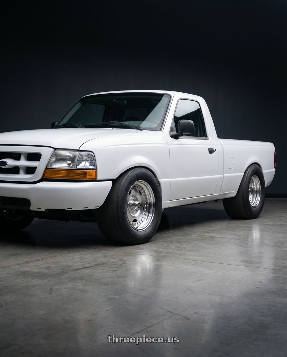 2000 Ford Ranger with Center Line Convo Pro 2.0 5X114.3 15x10 -12 Polished wheels