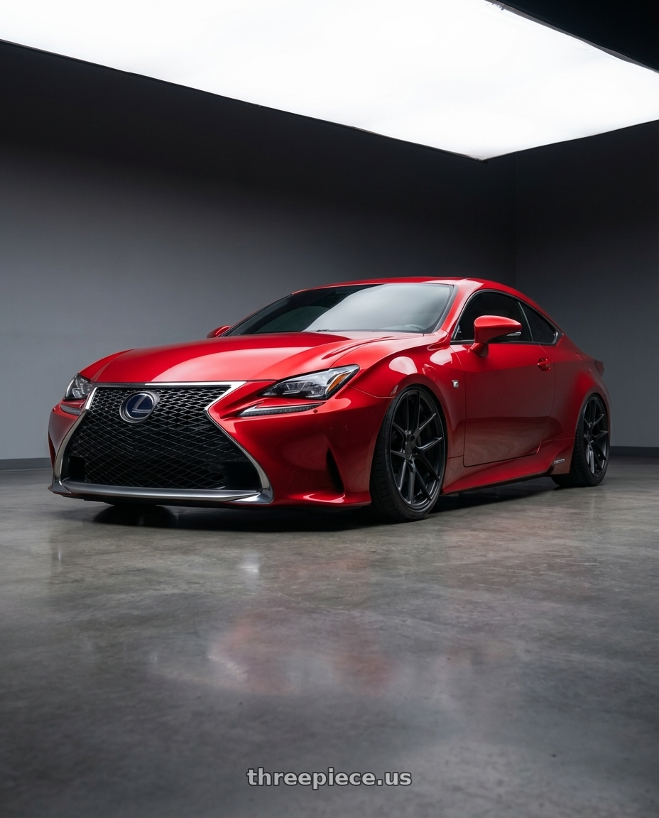 2018 Lexus RC F with Avant Garde Wheels M510 5X114.3 19x9.5 +40 Matte Black wheels