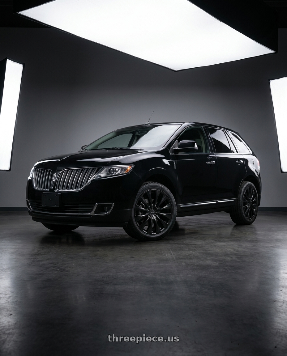 2011 Lincoln MKX limited edition with Motiv 436B 5x114.3/5X120 20x8.5 +40 Gloss Black wheels