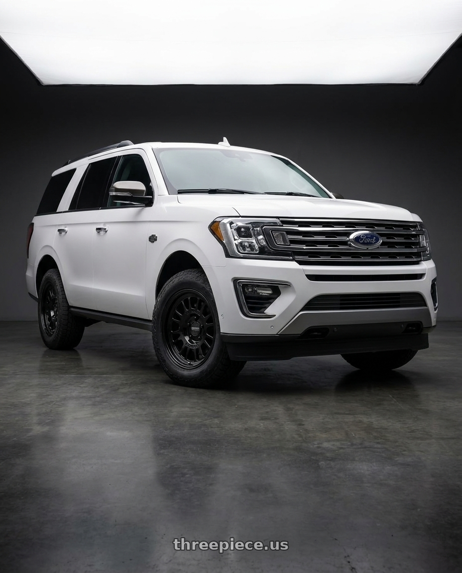 2020 Ford Expedition Max XLT with Method Race Wheels 318B 6X135 17x8.5 +0 GLOSS BLACK wheels