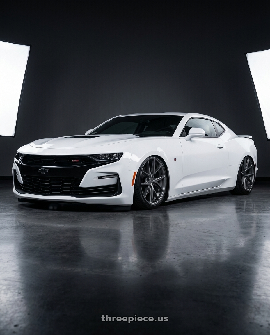 2022 Chevrolet Camaro with Niche 1PC M116 MISANO 5X120 20X10.5 +35 MATTE GUN METAL wheels