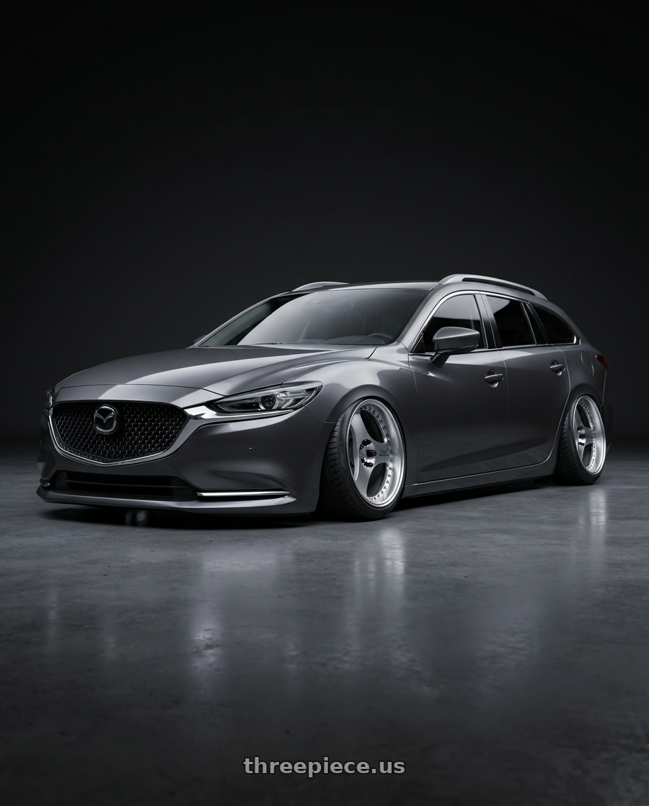 2019 Mazda 6 wagon with Advan Racing ONI2 PROGRESSIVE 5x114.3 20x8.5 +33 MACHINING & DIAMOND CUT wheels