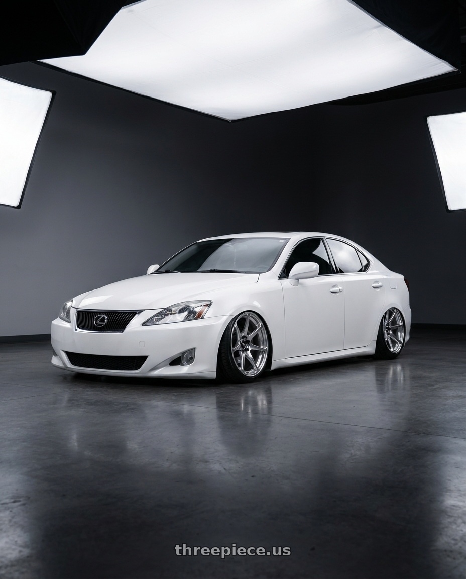 2011 Lexus Is250 White with Motegi BATTLE 5x114.3 18x9.5 +30 Polished wheels