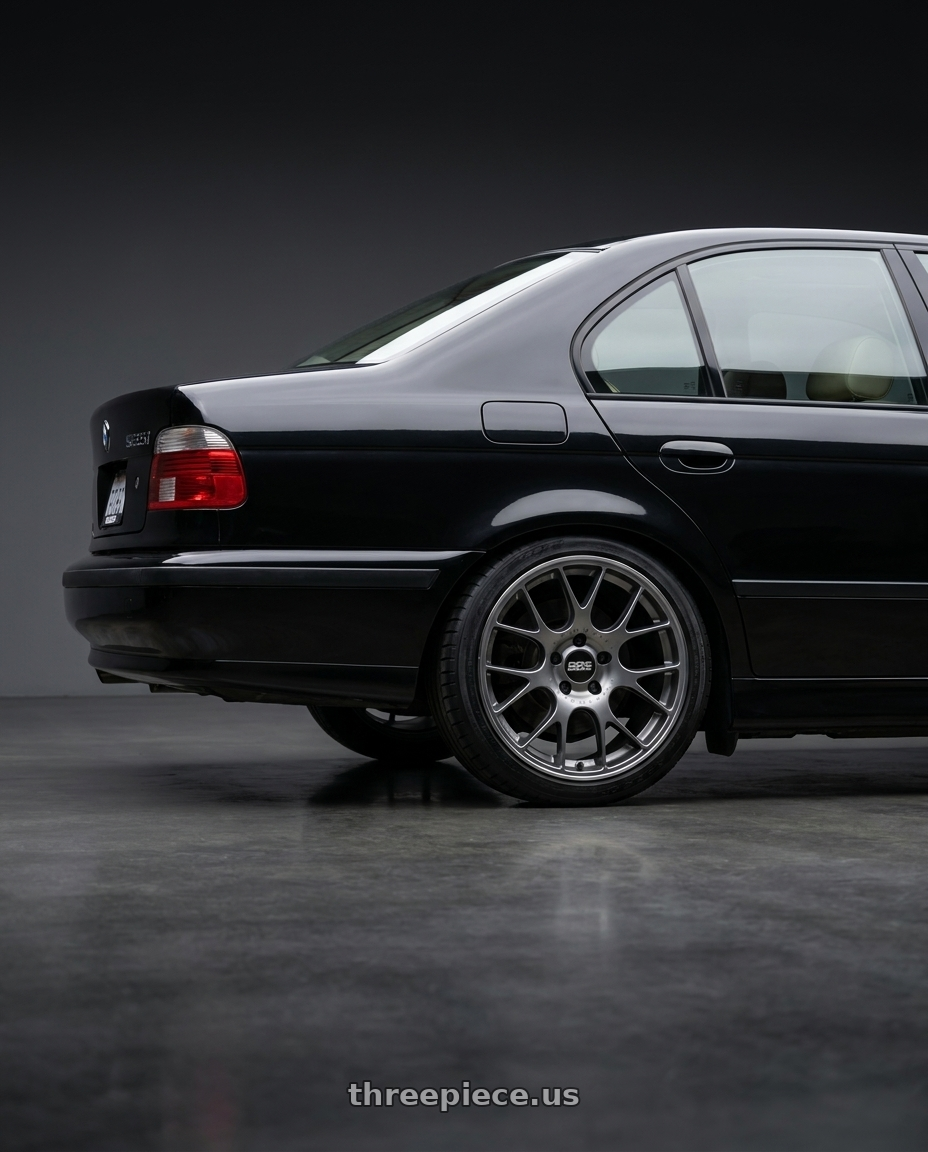 2001 Bmw 325it with Bbs Lm 5x1143 18x9025 Diamond Silver 18x9 Et25 wheels