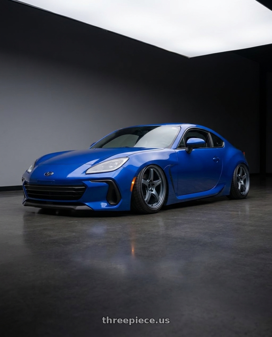 2024 Subaru BRZ with Gram Lights 57CR 5x114.3 18x9.5+22 Gunblue II wheels
