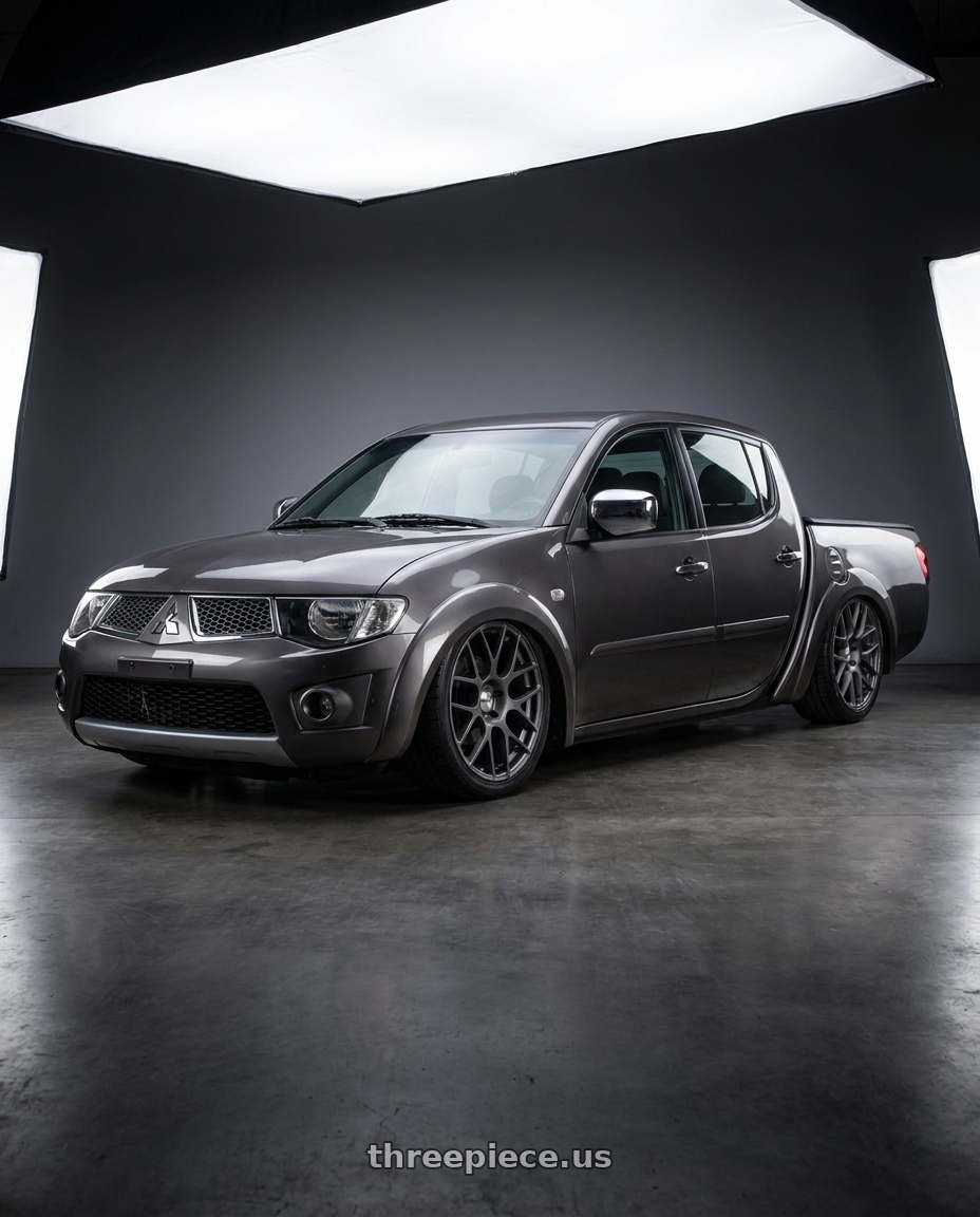 2014 mitsubishi l200 hpe chumbo with TSW NURBURGRING 5X114.3 17X7.5 +45 MATTE GUNMETAL wheels