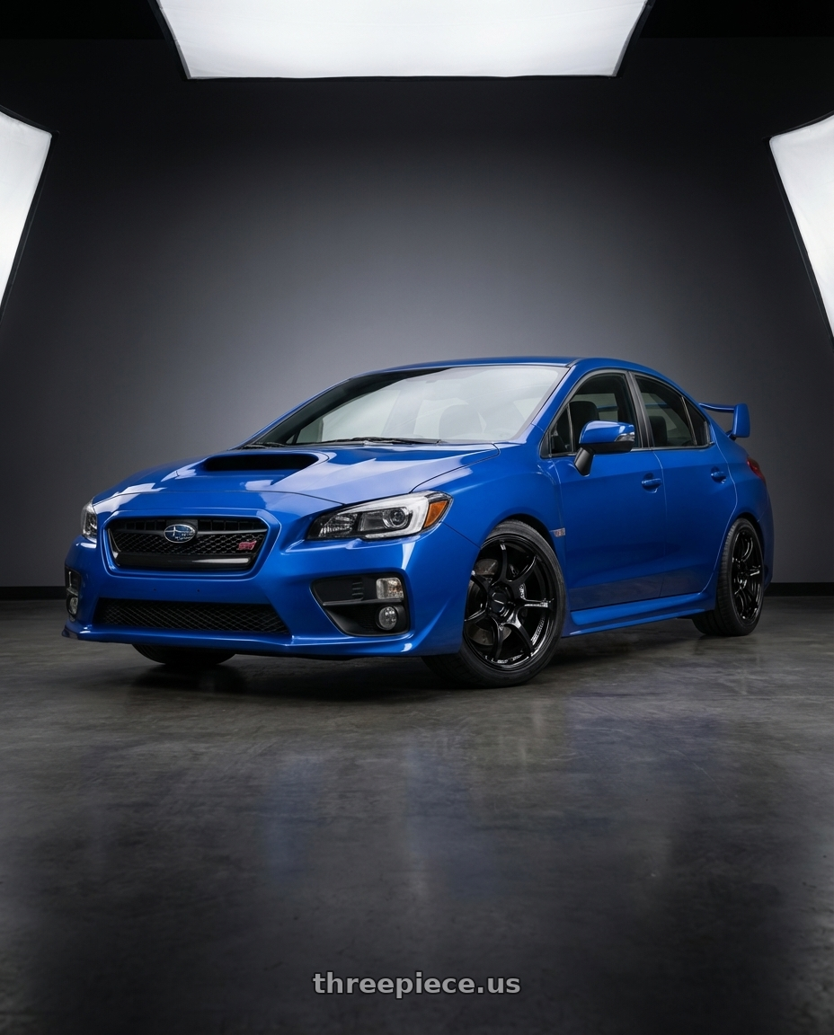 2018 Subaru WRX STI with Advan RGIII 5x114.3 18x9.0+35 Gloss Black wheels