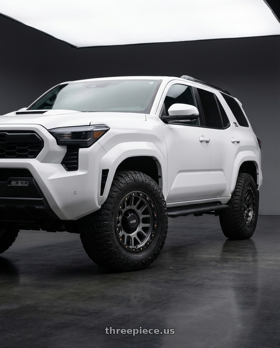 2022 Toyota 4Runner with Vision Off-Road 111 Nemesis 6x139.7 17x9-12 Gunmetal wheels