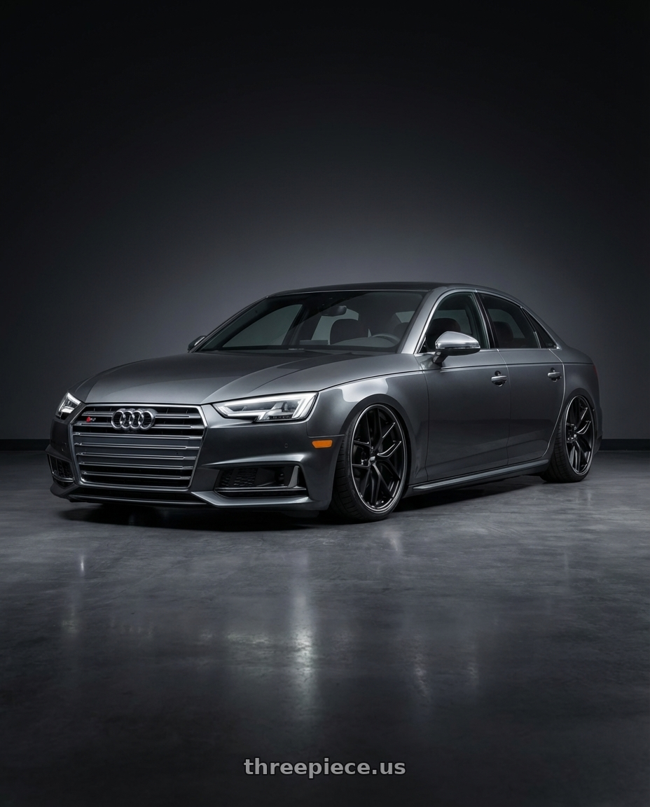 2023 Audi S4 B9 with BBS CC-R 5x112 20x9.0+25 Satin Black wheels