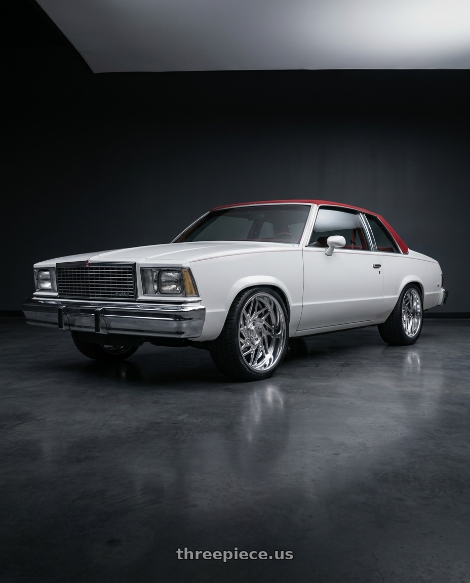 1978 chevy Malibu  with Carolina Forged Asheville 5x5 20x9 0 High Polish wheels
