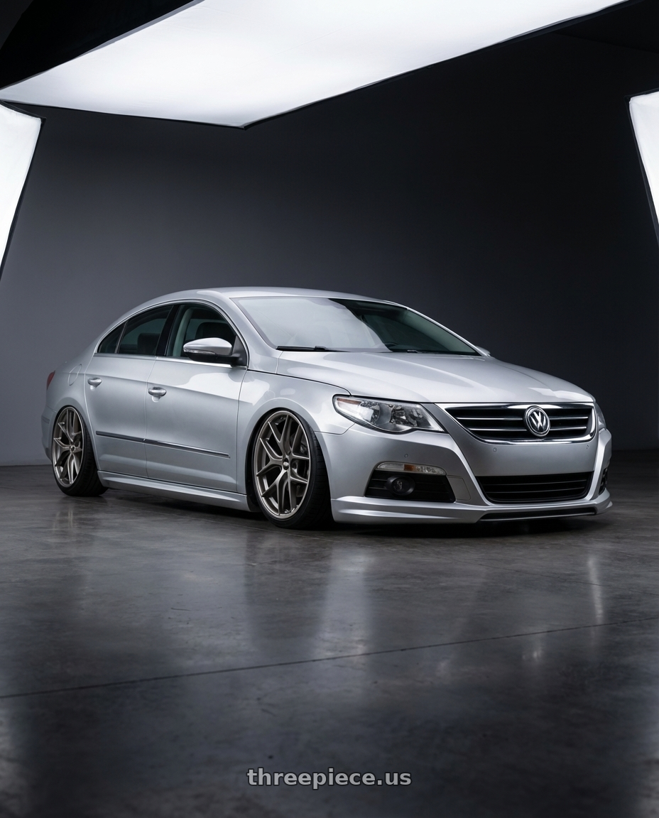 2015 Volkswagen CC with BBS CC-R 5x112 19x9.5+46 Satin Platinum wheels