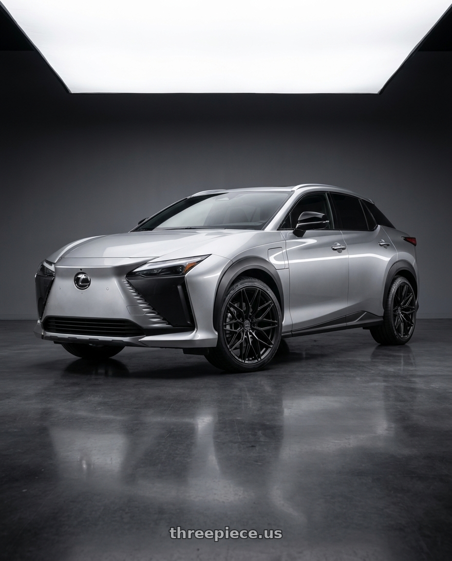 2026 Lexus Rz450e with MV Forged MVF2 5x114.3 21x9 +30 Satin Black wheels