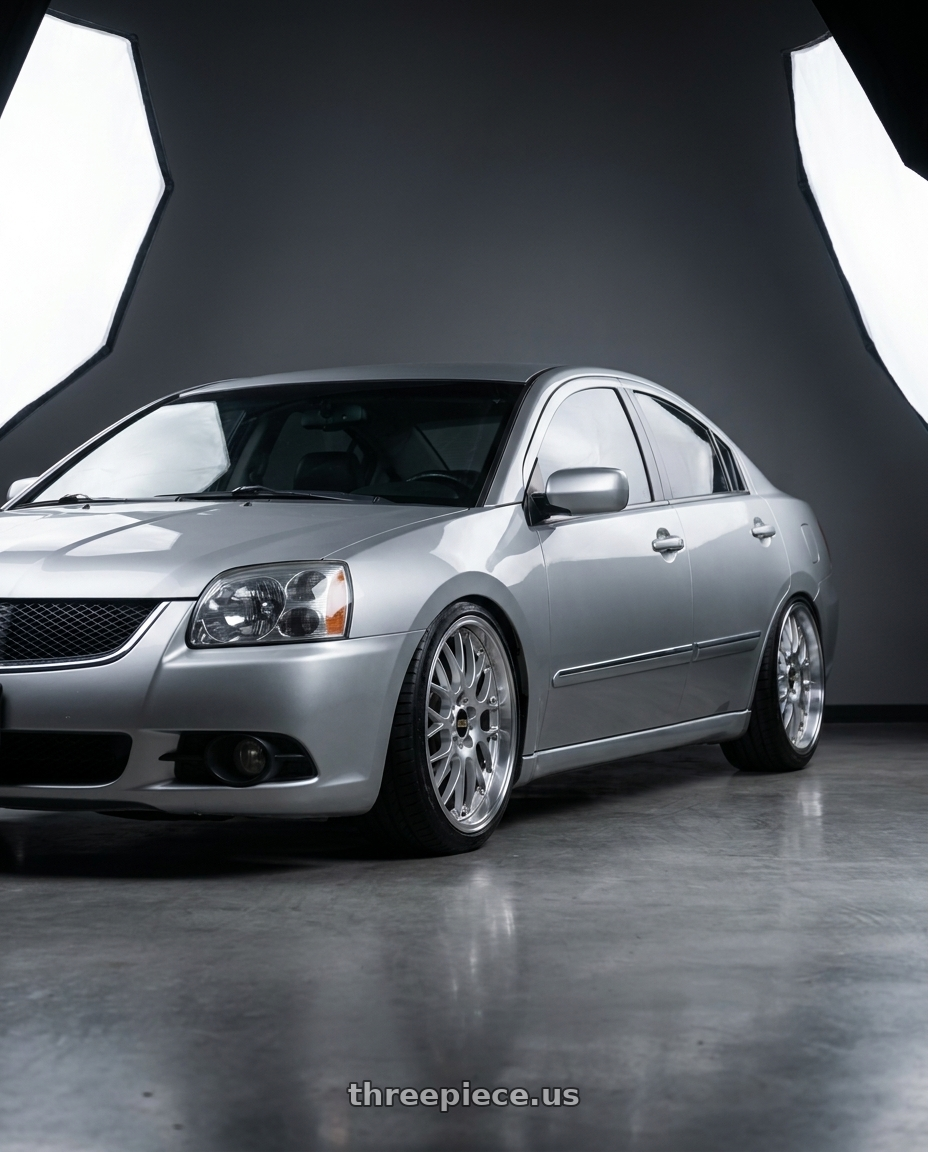 2006 mitsubishi galant grunder with BBS RS-GT 5x112 19x8.5+30 Diamond Silver wheels