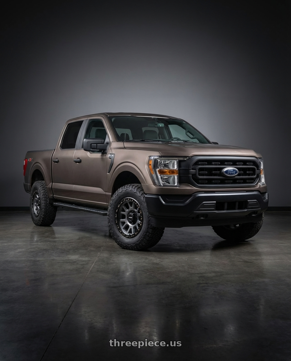 2019 Ford F-150 with Vision Off-Road 111 Nemesis 6x135 20x9+0 Gunmetal wheels