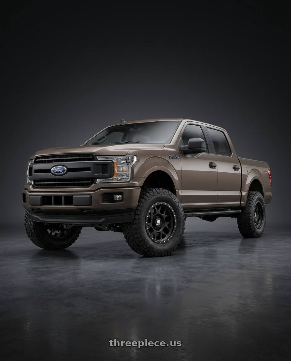 2019 Ford F-150 with XD XD127 BULLY 6X135 20X9 +0 SATIN BLACK WITH REINFORCING RING wheels