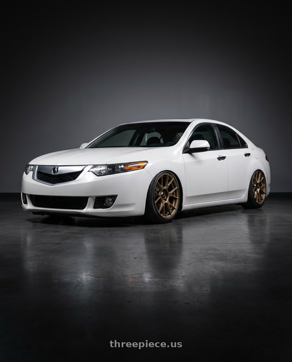 2013 Acura TSX with Konig Ampliform 5x114.3 18x9.5+25 Gloss Bronze wheels