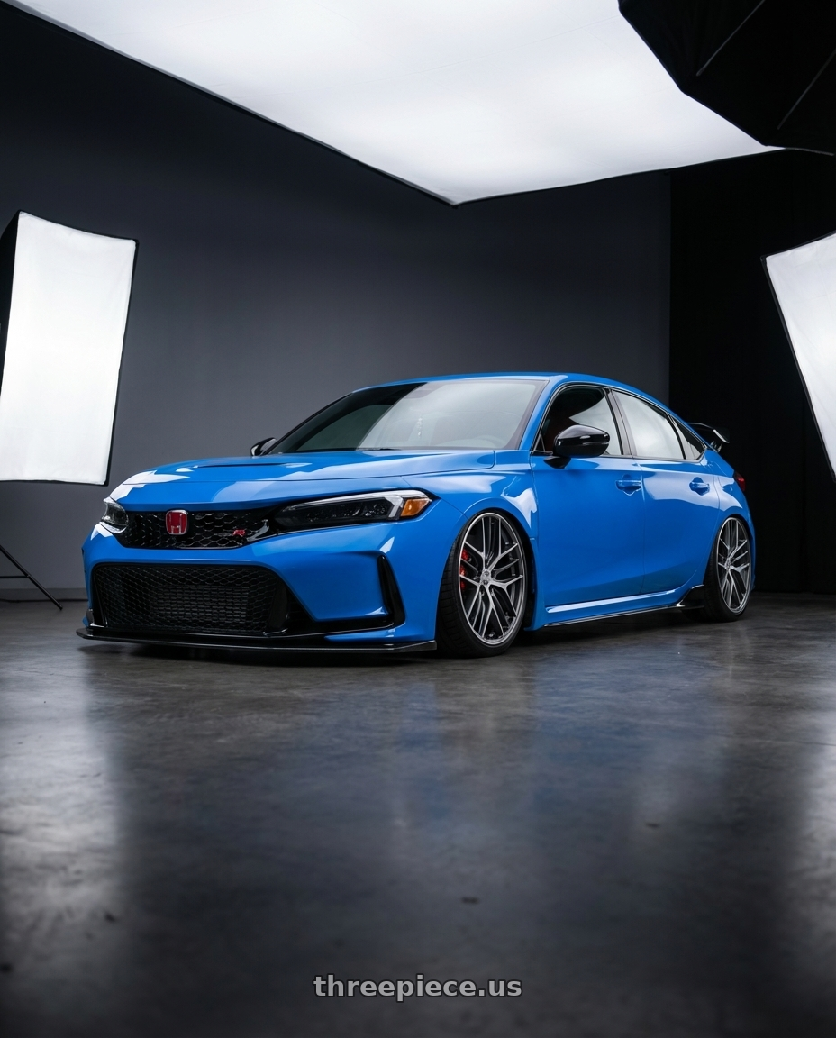 2024 Honda Civic Type R with BBS CC-R 5x120 19x10.0+38 Graphite w/ Diamond Cut Face wheels