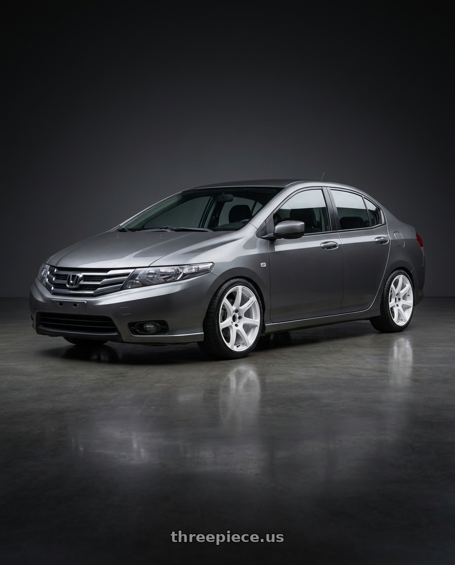 2011 honda city 1 5 with Work Emotion T7R wheels