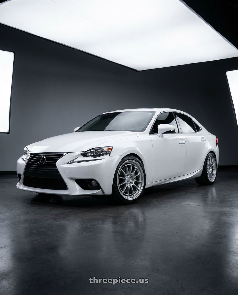 2016 lexus is 200t base with Enkei NT03+M 5x114.3 18x9.5+40 Silver wheels