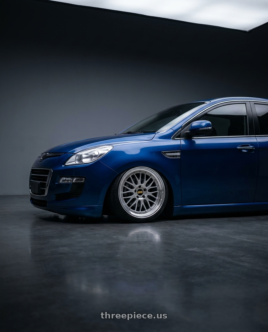 2009 Luxgen u7 with BBS FS 5x112 19x10 +38 PFS Diamond Silver wheels