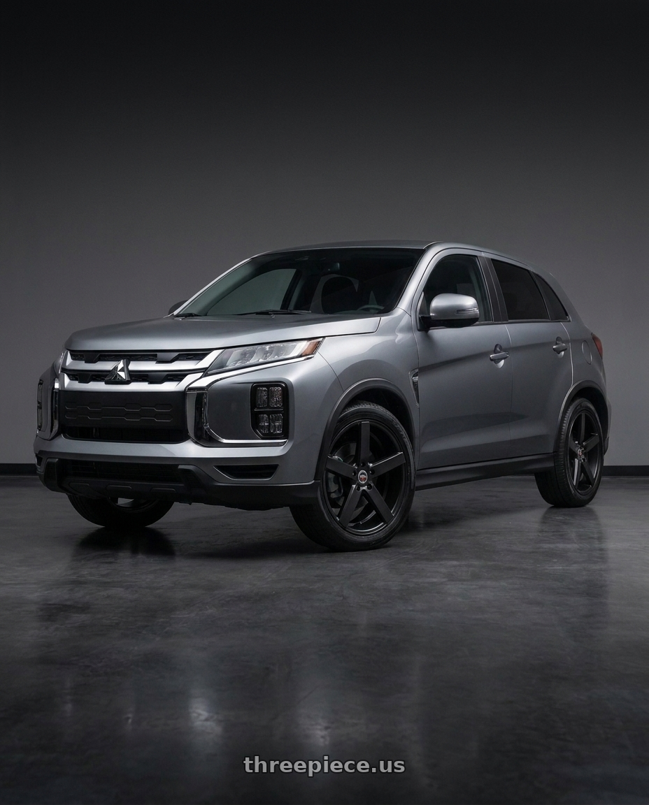 2025 mitsubishi outlander sport le with Spec-1 SP-36 5x114.3 18x8 +38 Matte Black wheels
