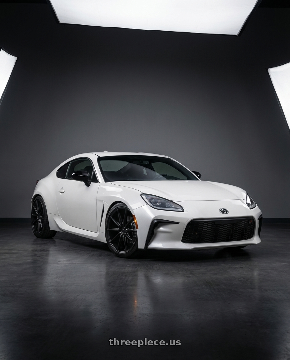 2016 Scion FR-S with Niche 1PC M117 MISANO 5X100 17X8 +40 MATTE BLACK wheels