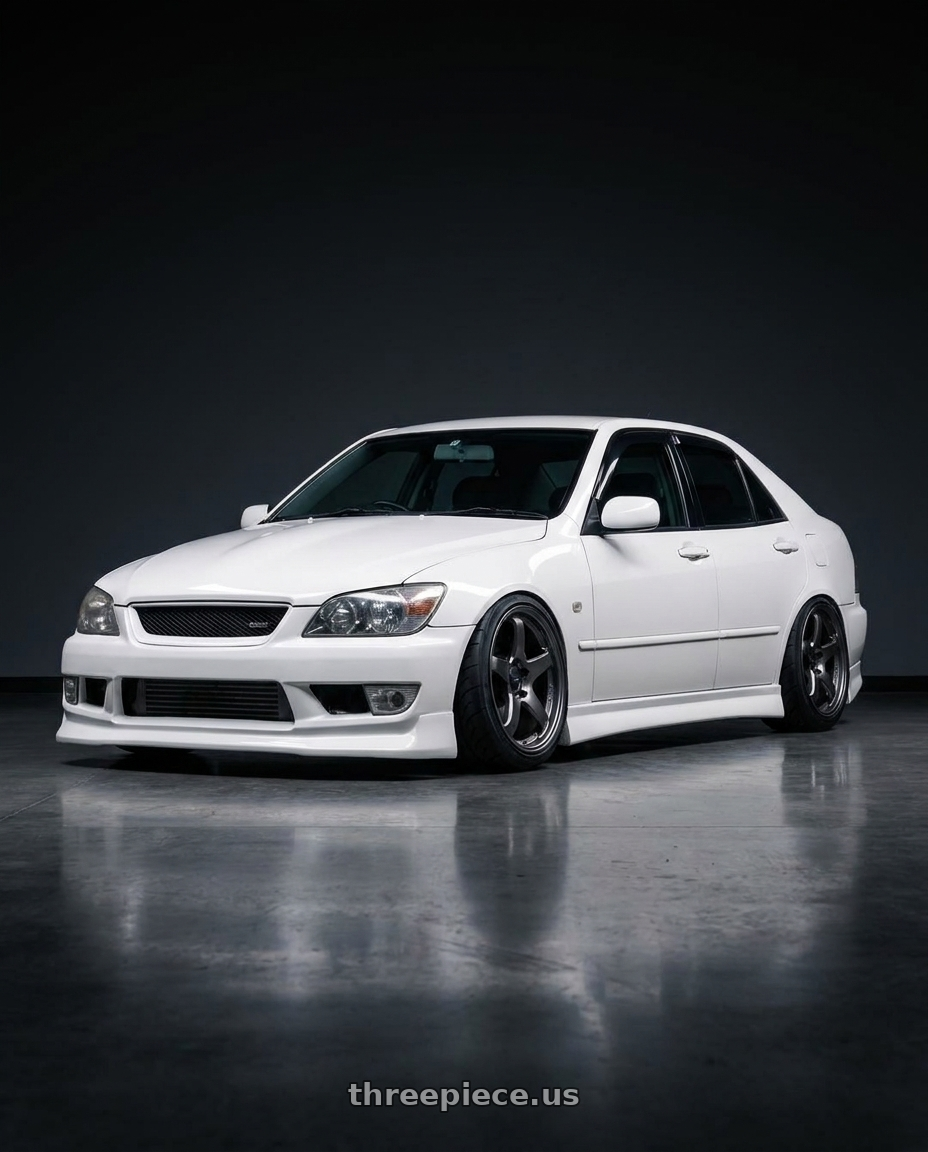 2001 Toyota Altezza c.ruizhang  with Enkei PF05 5x114.3 18x9.5+38 Dark Silver wheels