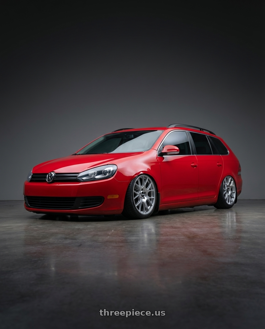 2014 VW jsw with BBS CH-R 5x112 18x8.5 +38 Brilliant Silver Polished Rim Protector wheels