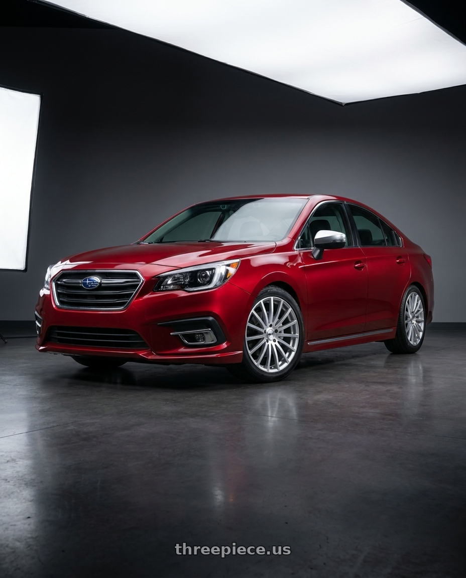 2019 subaru legacy sport in with TSW MALLORY 4X100 17X7 +40 SILVER W/ MIRROR CUT FACE wheels
