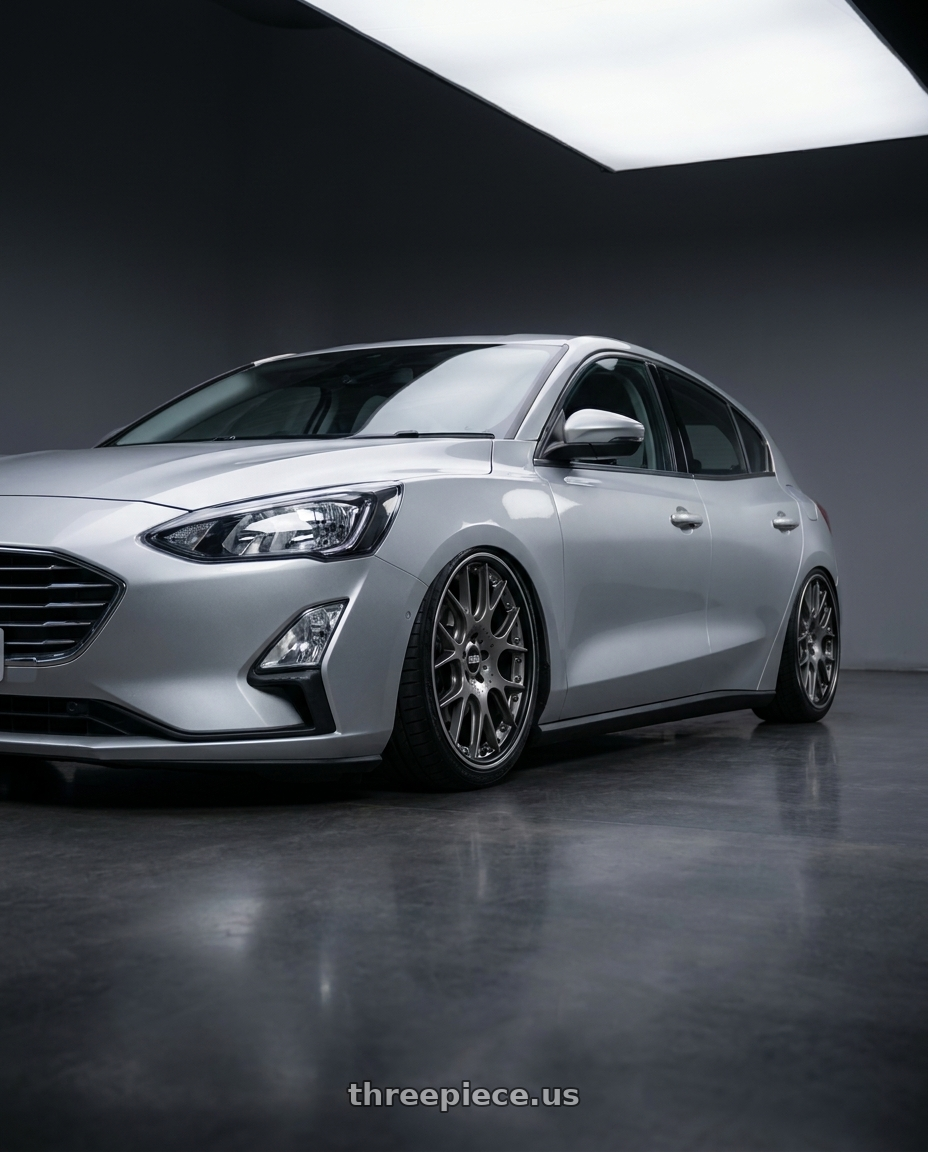 2019 Ford Focus with BBS CH-RII 5x120 21x11.5 +36 Satin Platinum Center Black Lip SS Rim Prot wheels