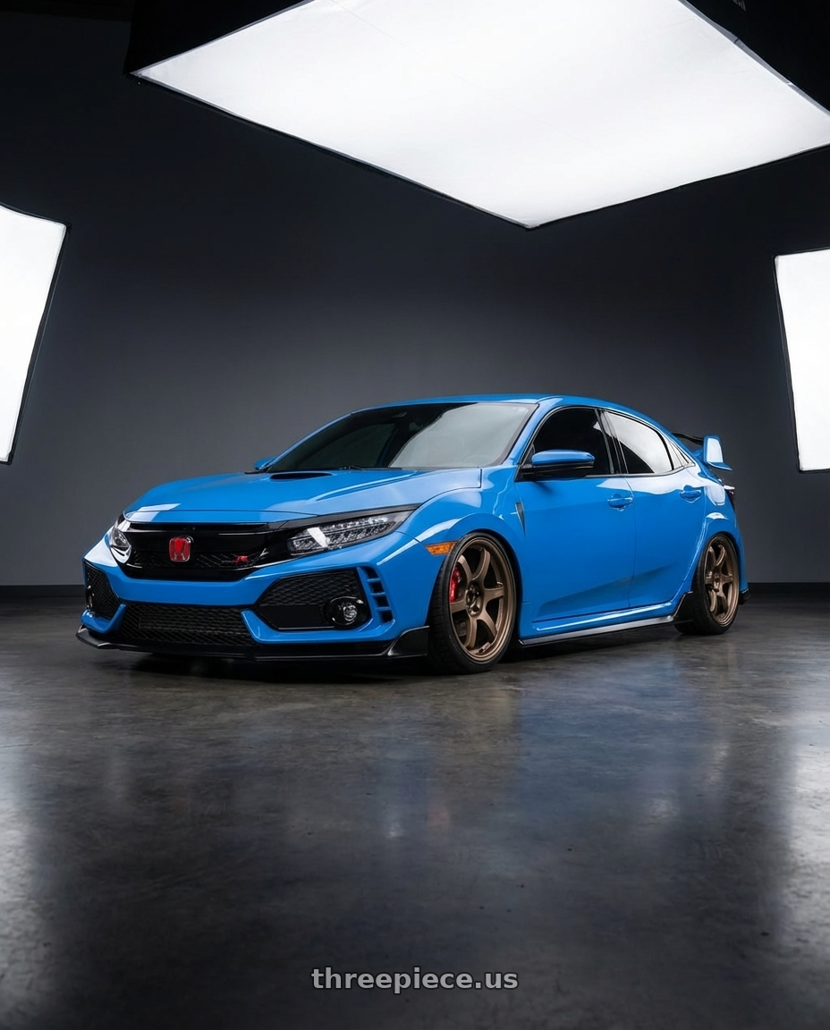 2020 Honda Civic Type R with Gram Lights 57DR 5x120 19x8.5 +45 BRONZE 2 wheels
